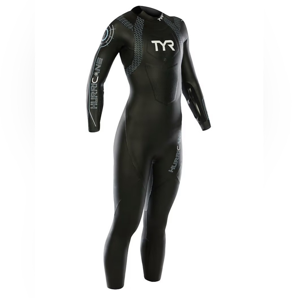TYR Black Full-Body Hurricane3 Triathlon Wetsuit